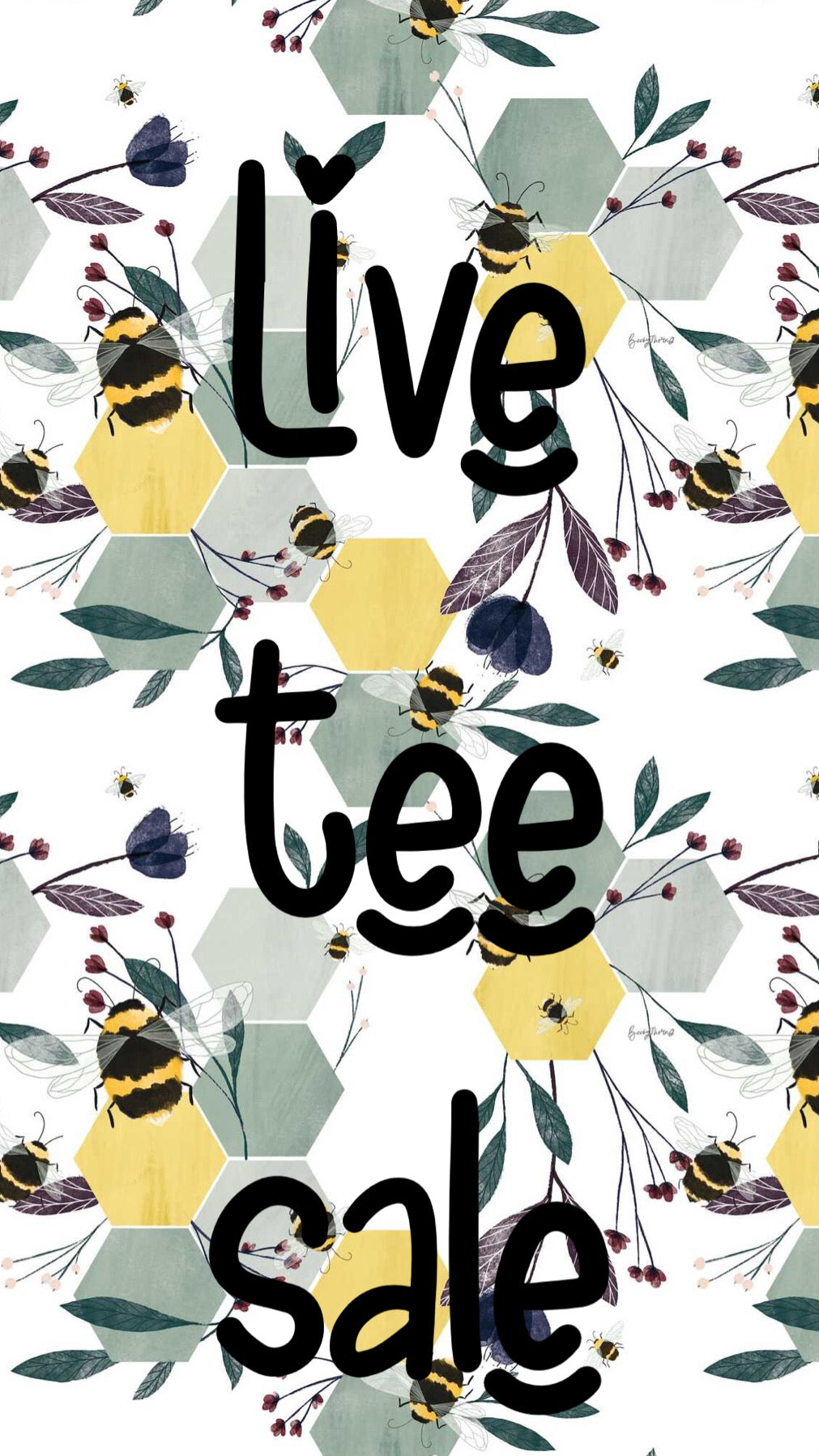 Live tee sale